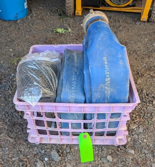 Assorted Goodyear Spiraflex Hose & Fittings