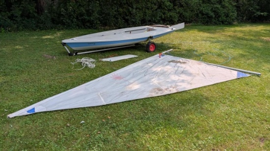 Vanguard Laser 14' Sailboat