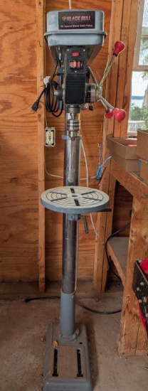 Black Bull 16 Spd. Floor Type Drill Press