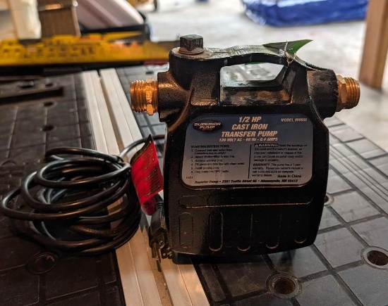 1/2 HP Cast Iron Transfer Pump