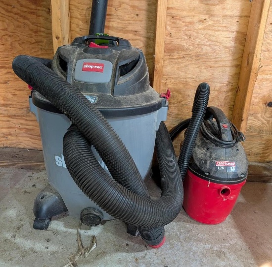 ShopVac Wet/Dry Vac & Craftsman Vac