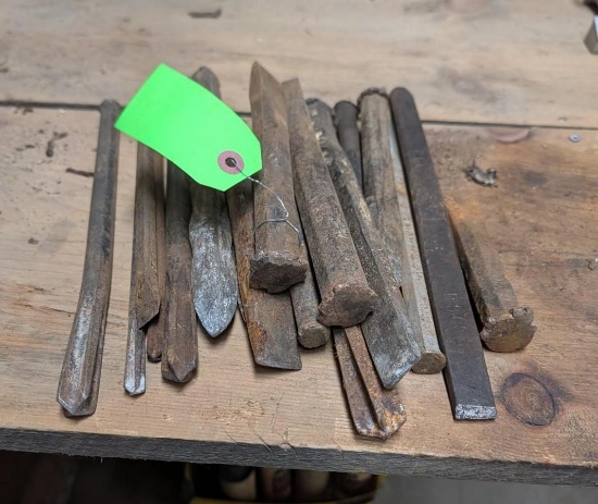 (20+/-) Assorted Cold Chisels