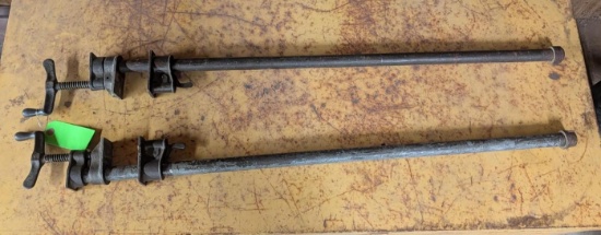 (2) 3' Pipe Clamps