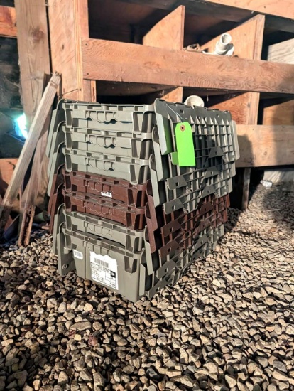 (7) 12" x 20" x 6" Poly Bins