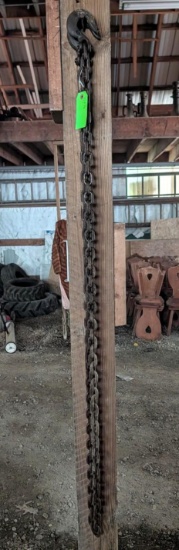 10' x 3/8" Chain w/ (2) Slip Hooks