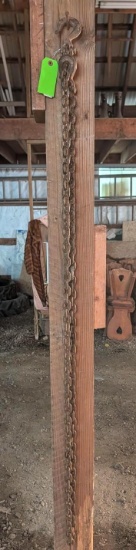 10' x 1/4" Chain w/ (1) Slip Hook, (1) Grab Hook