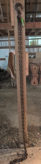 17' x 1/4" Chain w/ (2) Grab Hooks