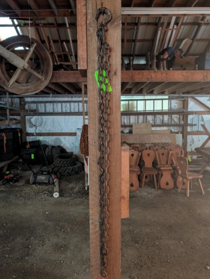 7' x 1/4" Chain w/ (2) Grab Hooks