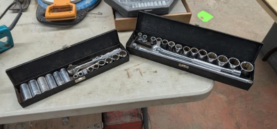 (2) Pittsburgh Socket Sets