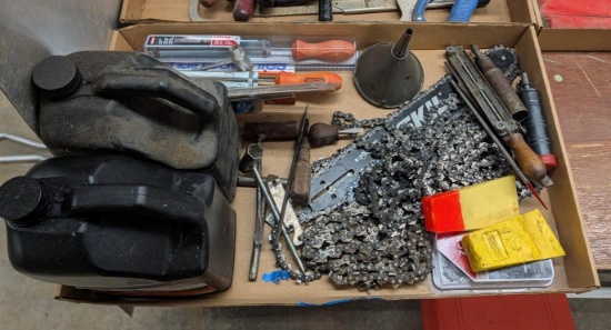 Chainsaw Maintenance Lot