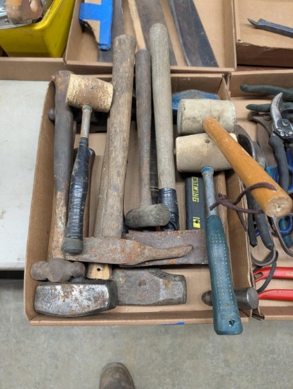 Assorted Mallets and Hammers