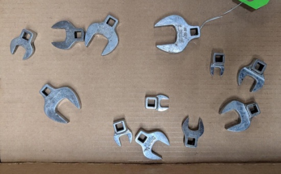 (12) Snap On 3/8" Crows Feet