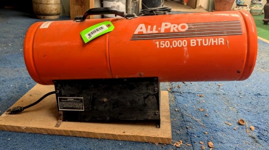 Allpro LP Gas 150,000 BTU Forced Air Heater