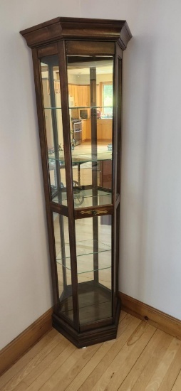 Lighted Glass Display Case
