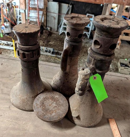 (3) Vintage House Jacks