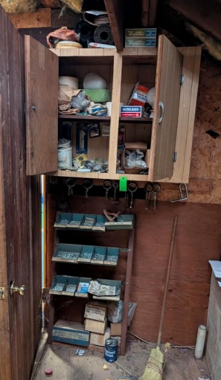 Assorted Fasteners/Contents of Cabinet