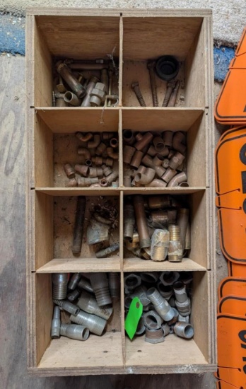 Assorted Brass, Copper, and Steel Fittings