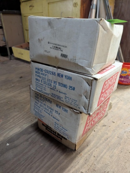 (4) Boxes of Stainless Fasteners