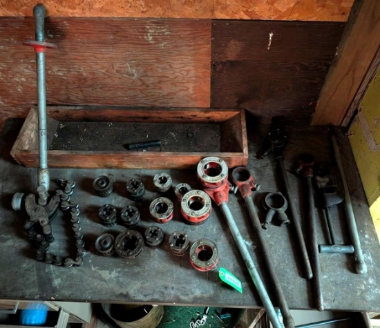 Rigid Pipe Threading Set & Pipe Cutter