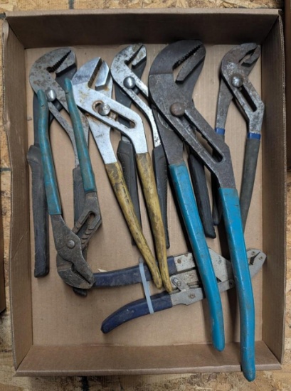 (8 +/-) Channel Lock Pliers