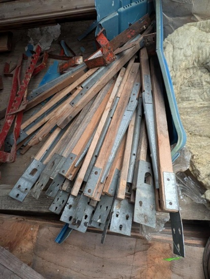 (25 +/-) Wood Roofing Jacks