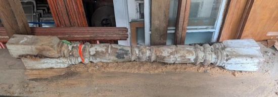 (2) Wood Architectural Pillars