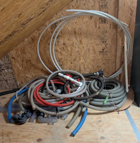 Lot of Hose and Fittings