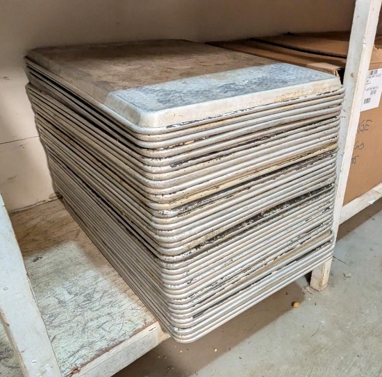 (35) Full Size Aluminium Sheet Pans