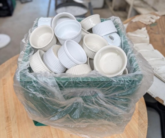 930+) Corning Ware 3.5" dia. Creme Brulee Dishes