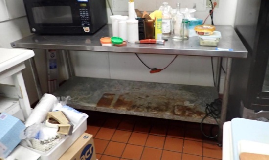 Stainless Steel Work Table w/ Undershelf