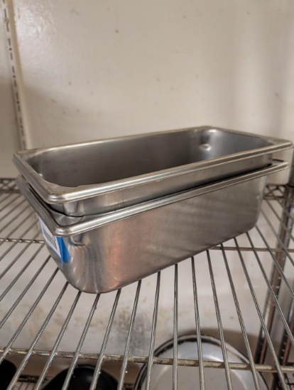 (2) 1/3 x 4" Stainless Steel Insets