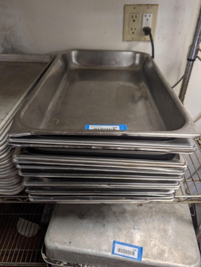 (13) Full Sized x 2" Stainless Steel Insets