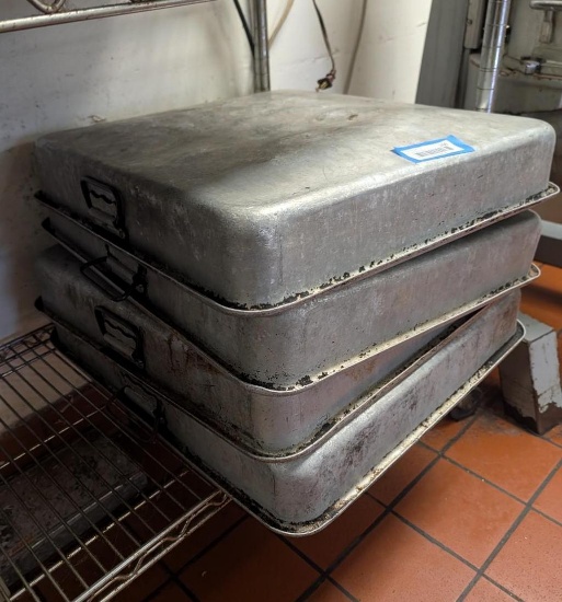 (4) Aluminium Hotel Pans