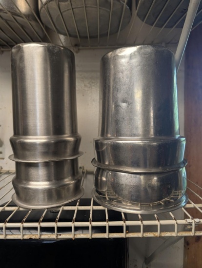 (4) Asst. Stainless Steel Insets