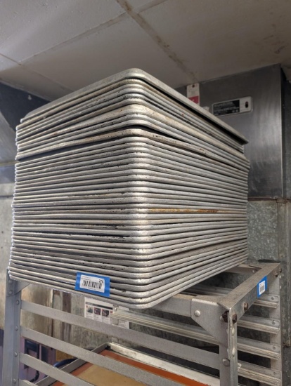 (53) Full Sized Aluminium Sheet Pans