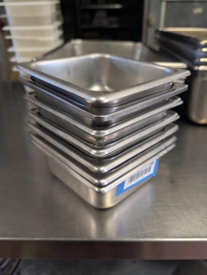 (7) 1/6 x 2" Stainless Steel Insets