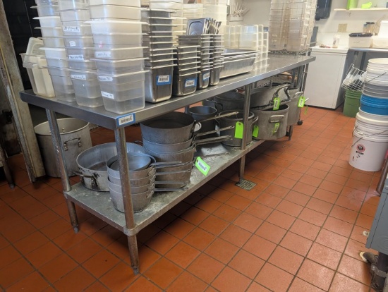 Stainless Steel Work Table w/ Undershelf