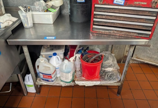 Stainless Steel Work Table w/ Undershelf
