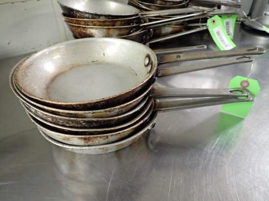 (6) 8.5" dia. Aluminium Skillets