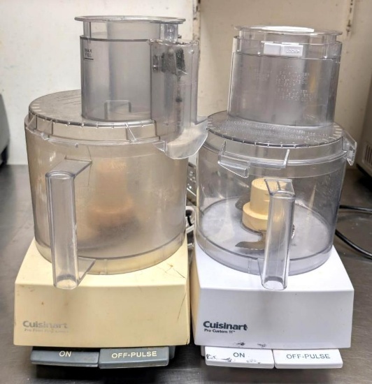 (2) Cuisinart Pro Food Processors w/ Accessories