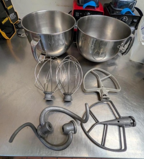 (2) 8 Qt. Kitchenaid Mixer Bowls