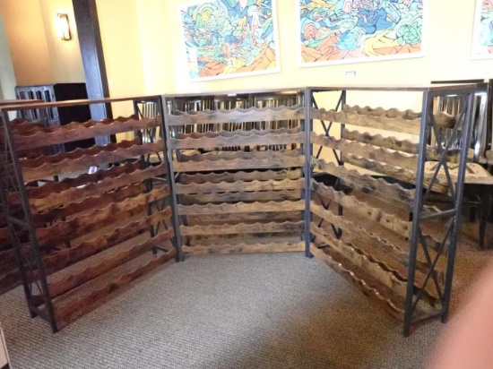 (3) 42-Bottle Wine Racks