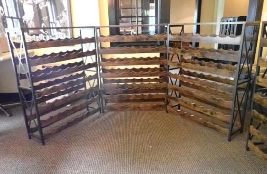 (3) 42-Bottle Wine Racks