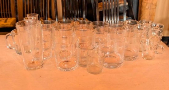 Asst. Water & Shot Glasses
