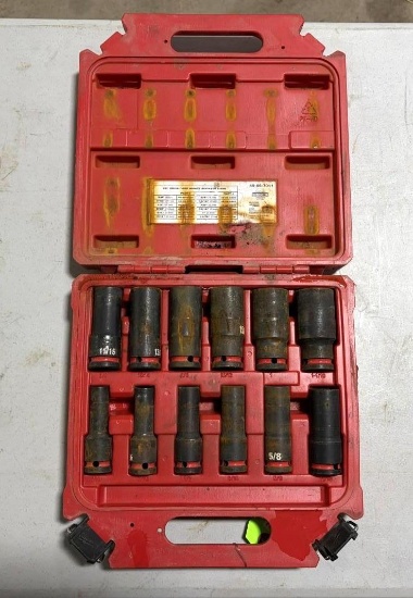 Milwaukee 1/2" Deep Impact Sockets
