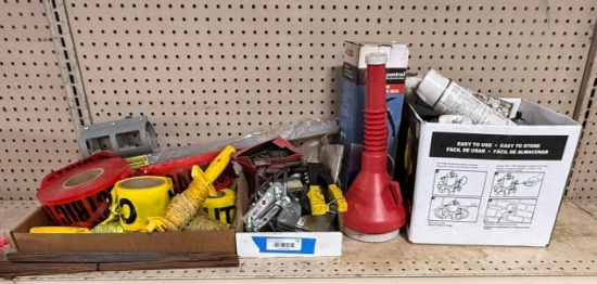 Asst. Warning Tape, Marking Flags, Hardware, Rivet Gun