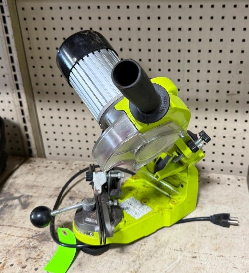 Bench Mount Electric Chainsaw Sharpener