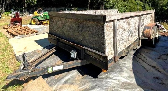 Arsenal 7000 lb Tandem Axle 17' Flatbed Trailer