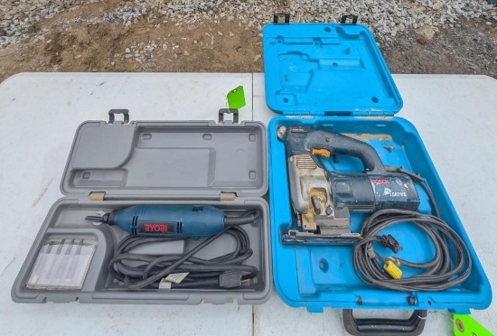Ryobi Detail Carver & Bosch Jig Saw