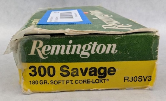 (13) .300 Savage Cartridges